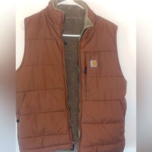 Carhartt Brown Puffer Vest